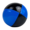 Mr. Babache beanbag 130 gr Juggling ball-Black/blue