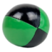 Mr. Babache beanbag 130 gr Juggling ball-Black/green