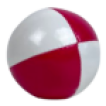 Mr. Babache beanbag 130 gr Juggling ball-White/pink