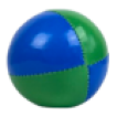 Mr. Babache beanbag 130 gr Juggling ball-Blue/green