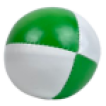 Mr. Babache beanbag 130 gr Juggling ball-Green/white