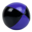 Mr. Babache beanbag 130 gr Juggling ball-Black/purple