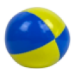 Mr. Babache beanbag 130 gr Juggling ball-Blue/yellow