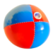 Mr. Babache beanbag 130 gr Juggling ball-Blue/red