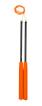 Henrys Carbon Diabolo sticks 35 cm-Orange