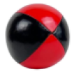 Mr. Babache beanbag 130 gr Juggling ball-Black/red