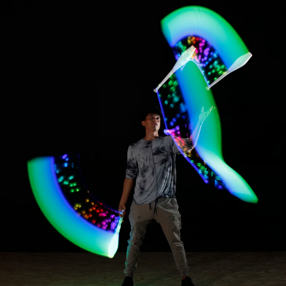 LED juggling materials