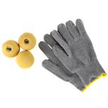 Set of 3 x Mr. Babache Fire Juggling Balls + Fire Gloves