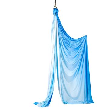 Prodigy Aerial Silk - Fabric Blue/White