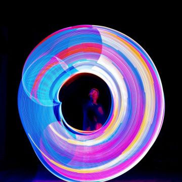 Echo Led Hoop - 160 LEDS - 90 cm - HDPE