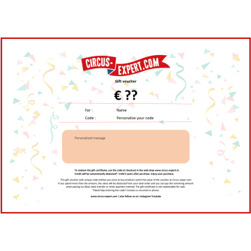 Gift voucher| Circus-expert.com