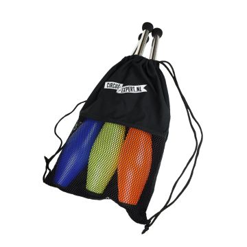 Backpack for juggling clubs