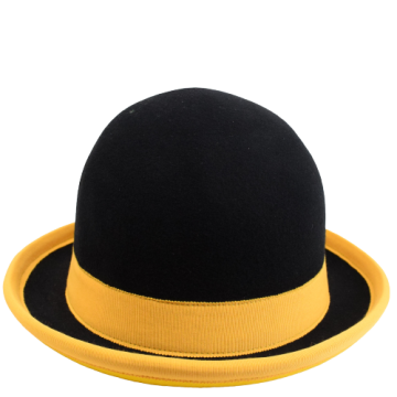 Nils Pol Manipulator Juggling Hat Derby Hat Black-Yellow | 62