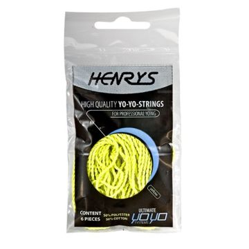 Henrys Yoyo Strings 50% Cotton - 50% Polyester Pack of 6